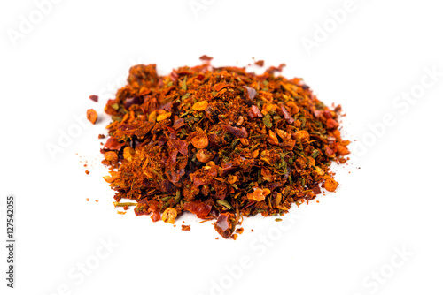 Photos Cajun spice mix isolated on white background