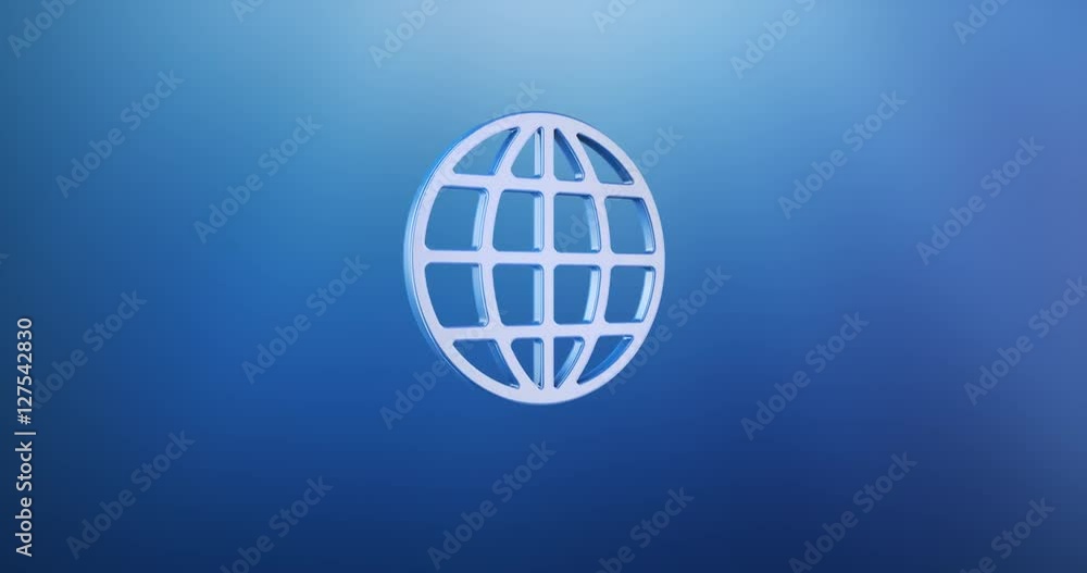 Animated Globe Blue 3d Icon Loop Modules for edit with alpha matte
Animated Globe Blue 3d Icon Loop Modules for edit with alpha matte