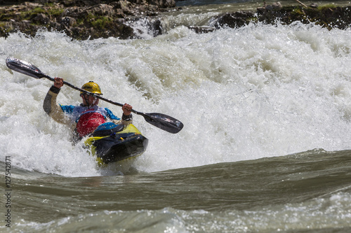 Kayak in whitewater