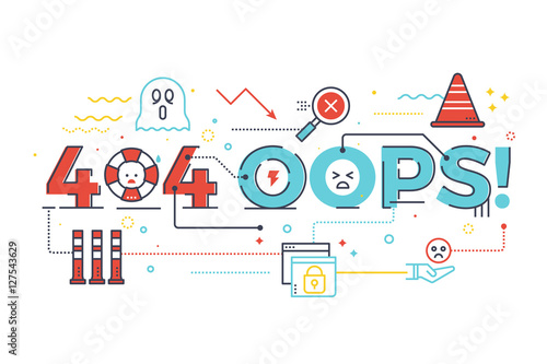 404 oops! word for internet website page not found