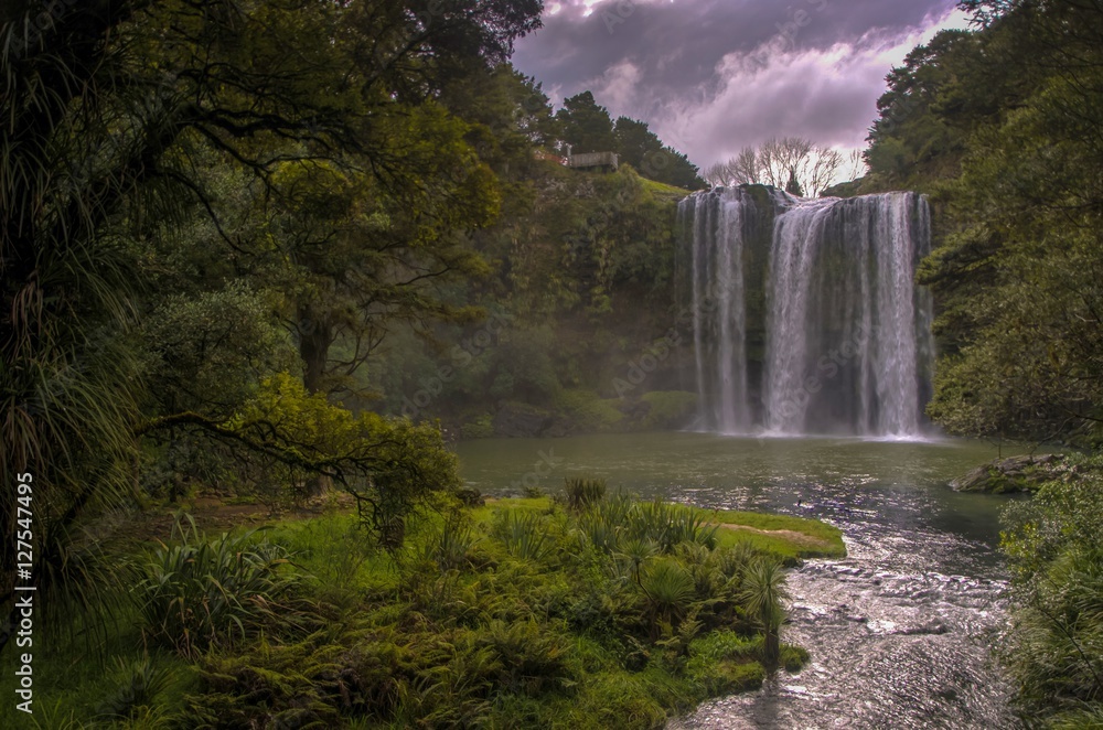 Whangarei falls in New Zeland