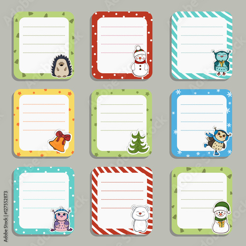 Collection of christmas frames.