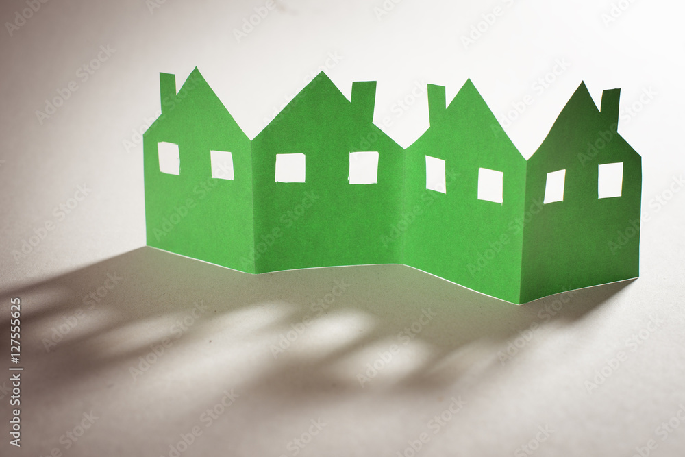 Figures of many houses Figures of many houses