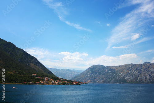 View on Kotor bay in Montenegro
