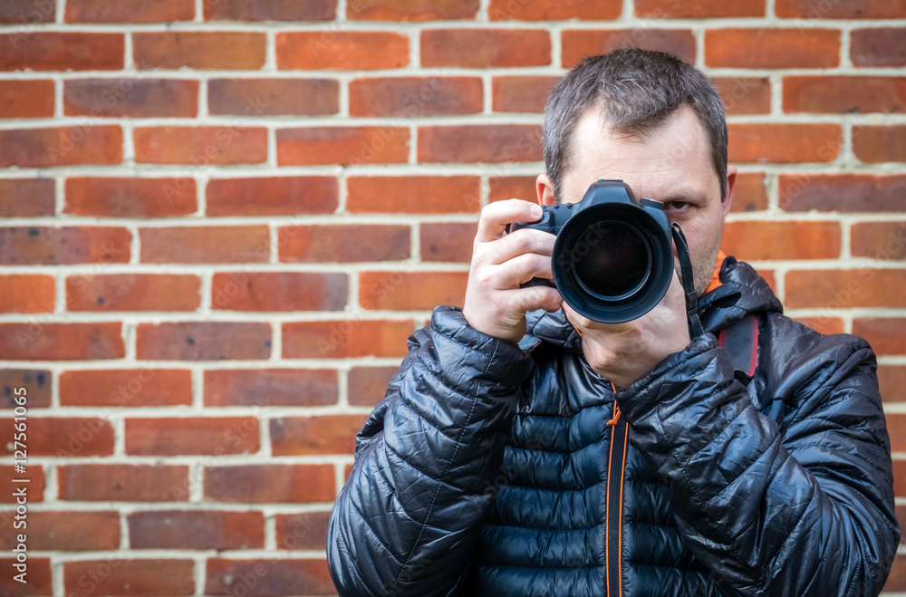 Portrait of a professional photographer