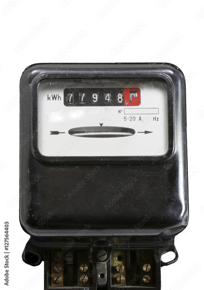 Fototapeta premium meter for measuring the electric power