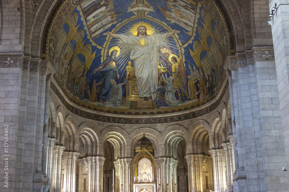Interior of Basilica Sacre Coeur Interior of Basilica Sacre Coeur