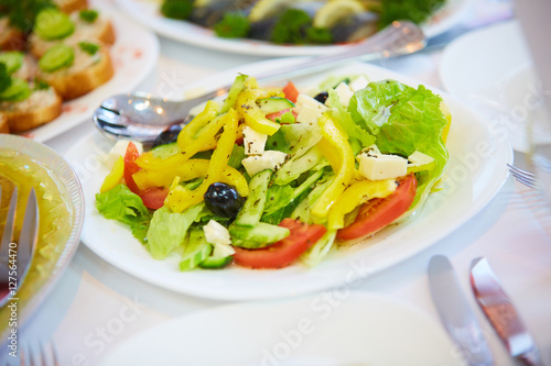 delicious cold appetizer vegetable salad