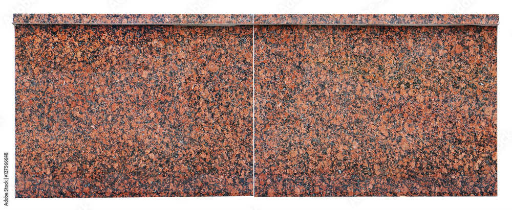Two big red granite polished blocks Two big red granite polished blocks