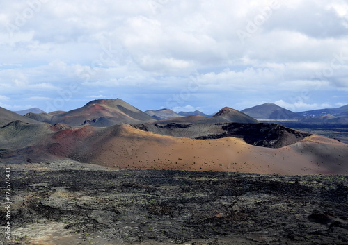 Parque Nacional de Timanfaya  Montanas del Fuego  Lanzarote    les Canaries  Espagne  