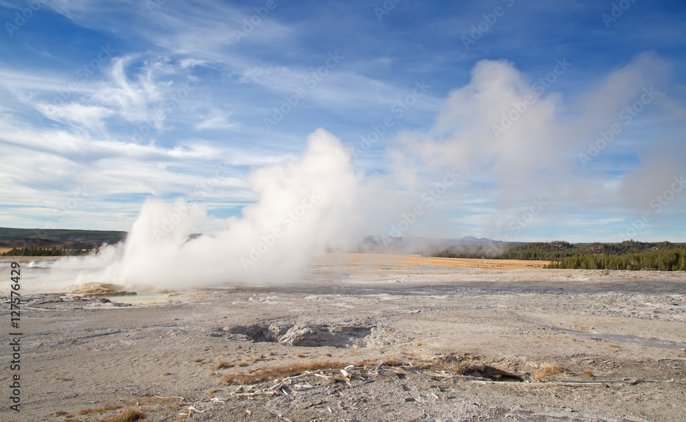 Lower geyser basin