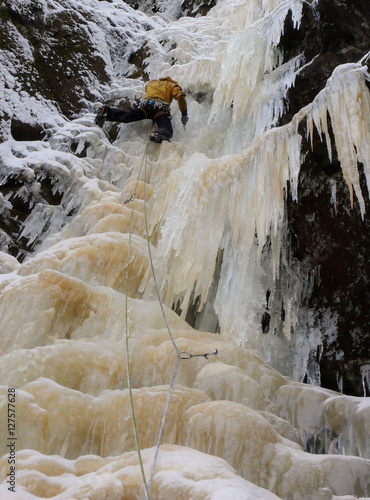 ice climbing in the Swiss Alps © makasana photo