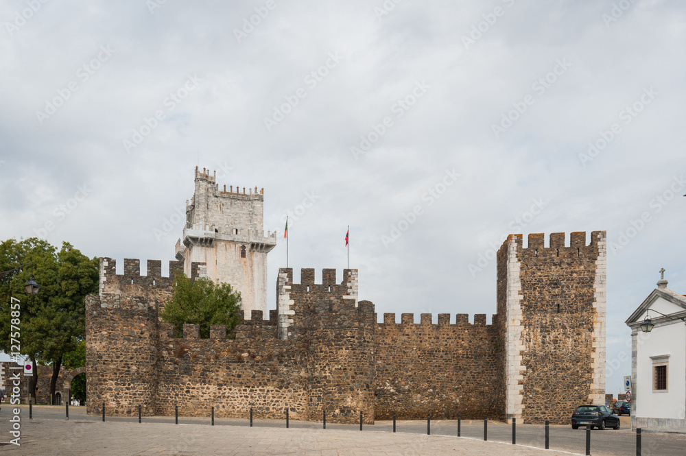 古都Beja のBeja 城　/  Portugalの古都BejaにあるBeja城外周風景