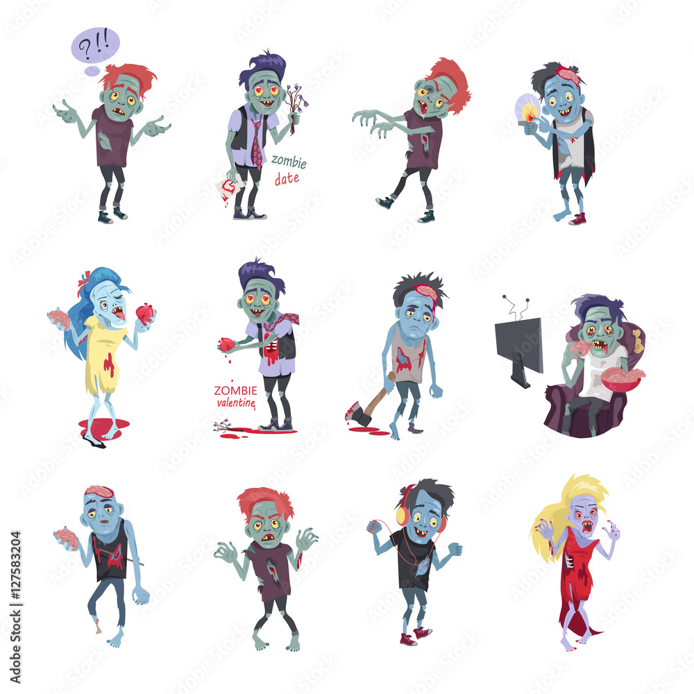 Zombie Fictional Undead Beings Fantastic Character
