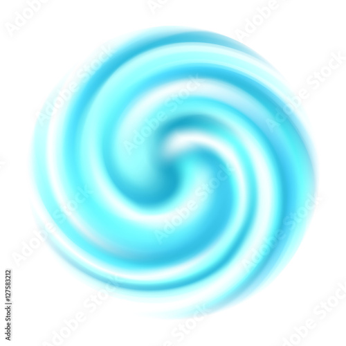 Blue spiral blur swirl background.