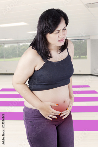 Free Download Pregnant woman feeling stomachache - GFXLoad