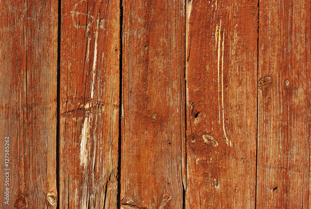 Naklejka premium Texture background of old wood boards