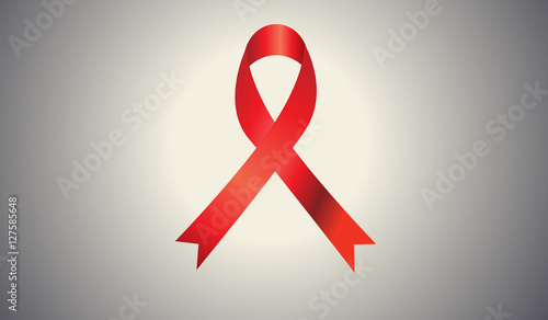 Obraz na płótnie AIDS red ribbon