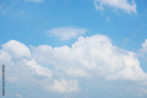 blue sky with cloud