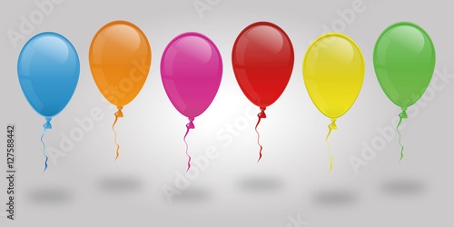 Bunte Luftballons