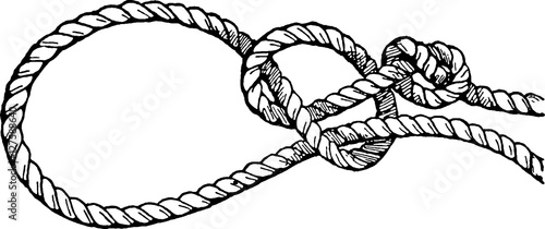 Vintage image knot