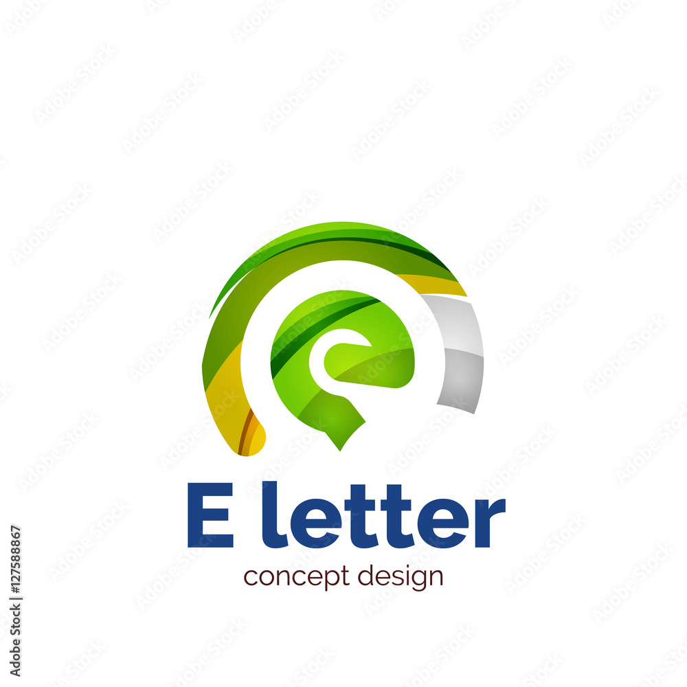 Vector letter concept logo template, abstract business icon Vector letter concept logo template, abstract business icon