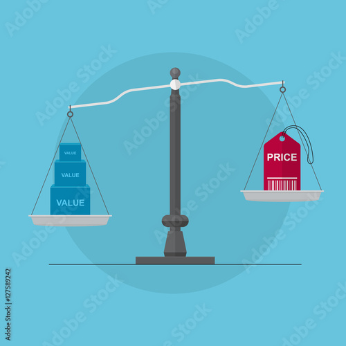 Value and Price balance on the scale.