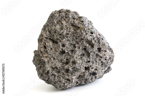Piece of volcanic extrusive igneous rock