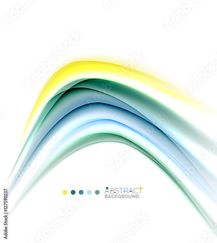 Colorful blurred stripes, abstract background