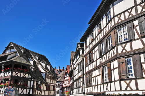 Strasburgo - Strasbourg, case e canali della Petite France, Alsazia