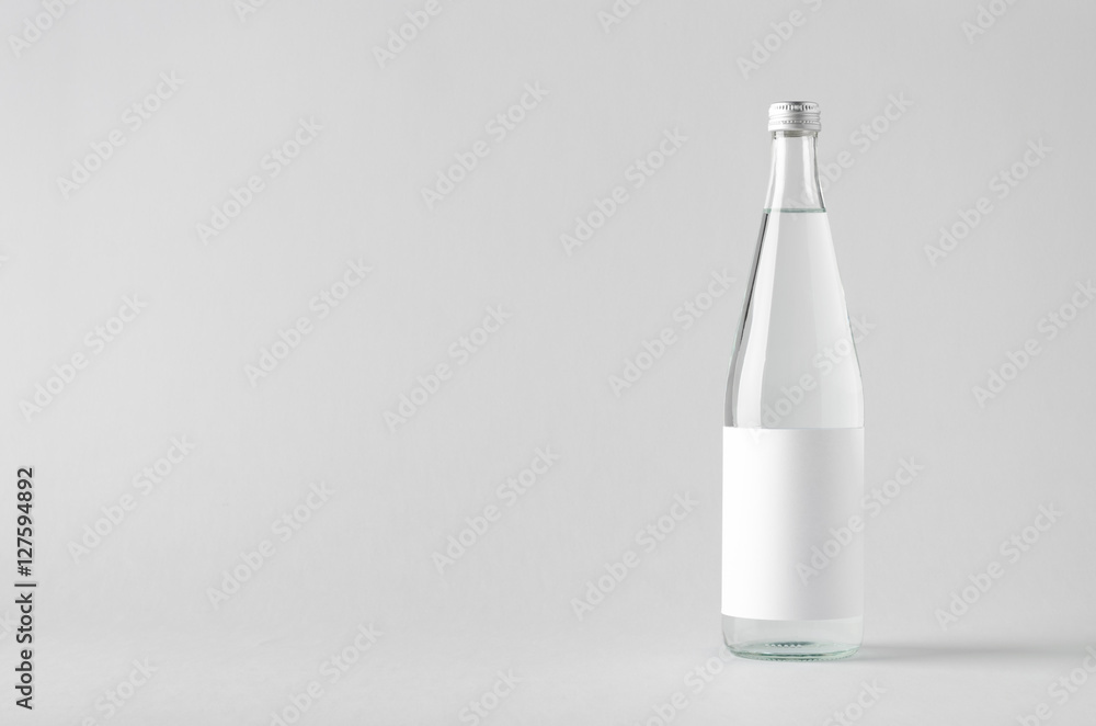 Water Bottle Mock-Up - Blank Label Water Bottle Mock-Up - Blank Label