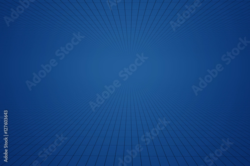 Blue digital funnel against dark background. Technology concept