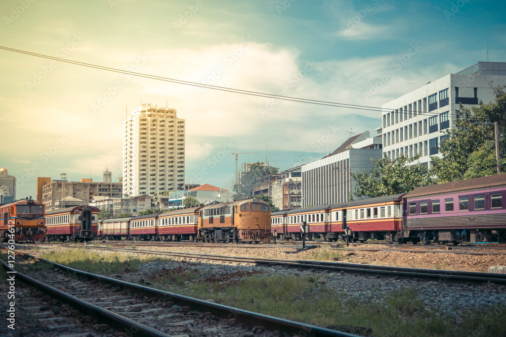 Thai railway train