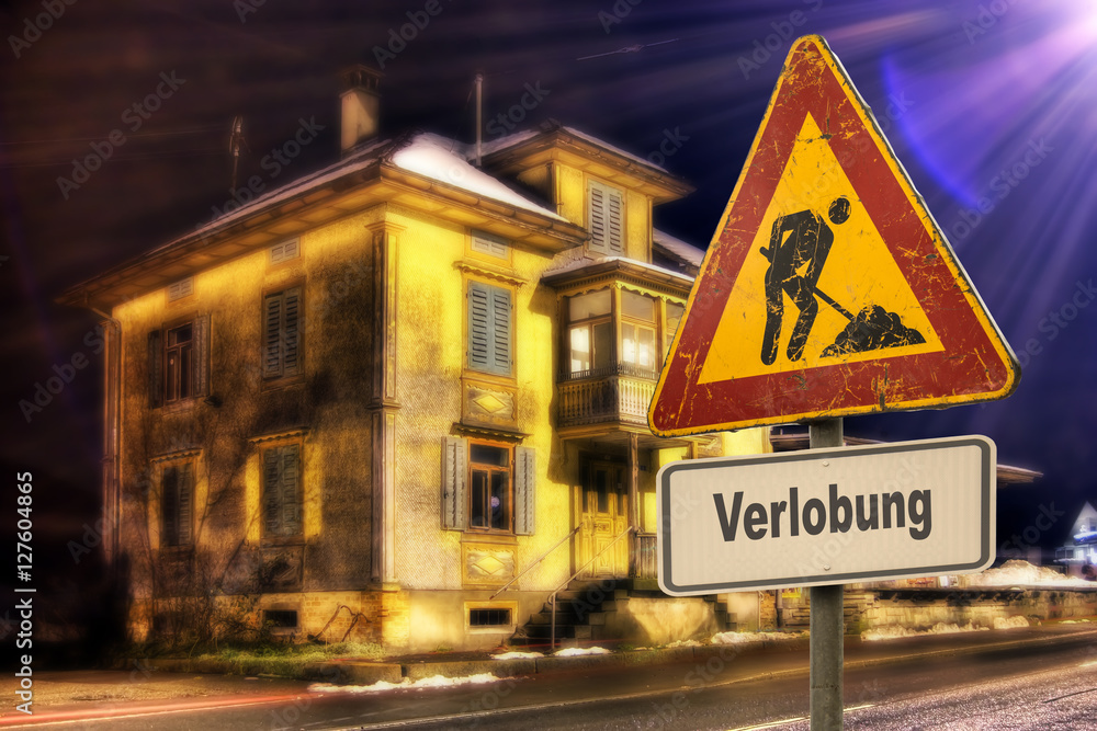 Schild 152 - Verlobung Schild 152 - Verlobung