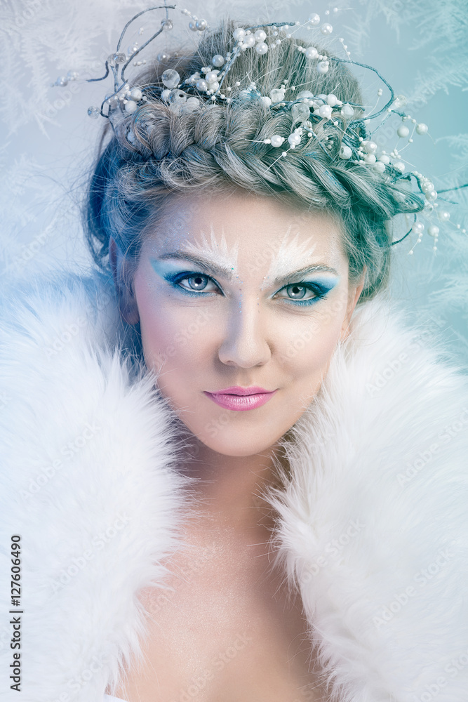 Glamorous winter queen