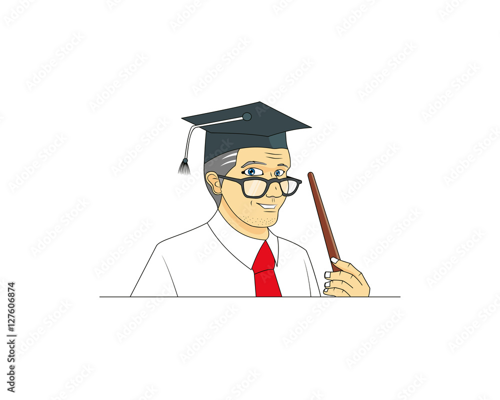 Professor logo Graduation Cap Glasses symbol Professor logo Graduation Cap Glasses symbol