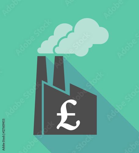 Factory icon with a pound sign