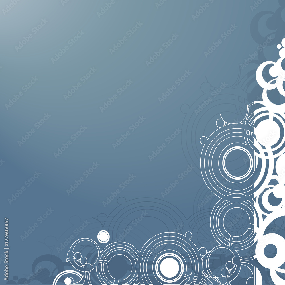 Modern tech background with abstract circle ornament. Vector Illustration Modern tech background with abstract circle ornament. Vector Illustration