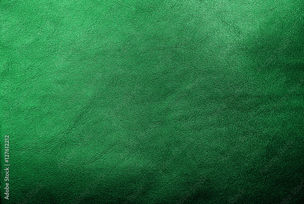 Fototapeta premium Green leather texture