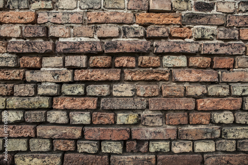 a wall of old bricks  brick background