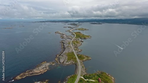 Wallpaper Mural Atlantic Ocean Road or the Atlantic Road (Atlanterhavsveien) been awarded the title as "Norwegian Construction of the Century". The road classified as a National Tourist Route. Torontodigital.ca