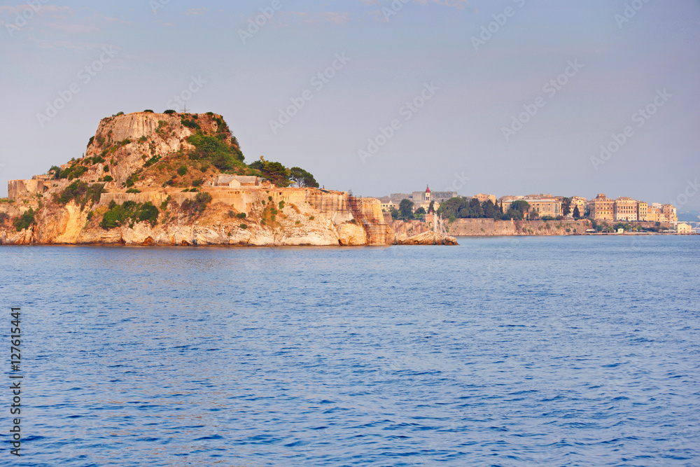 The old fortress of Corfu island, Greece