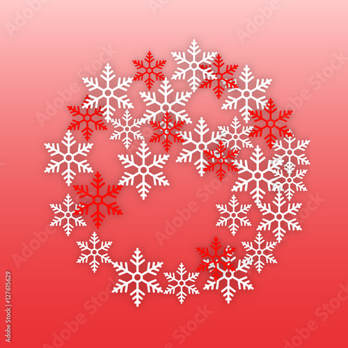 background with snowflakes