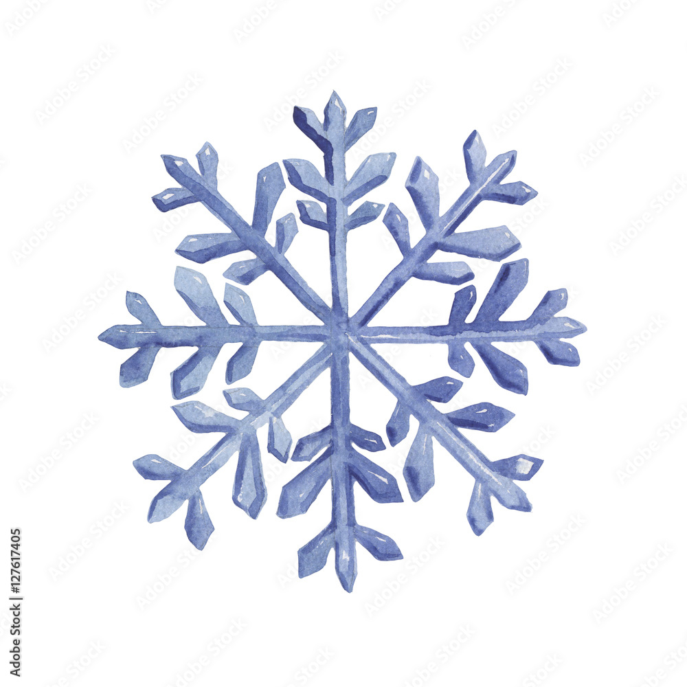 Christmas winter holiday symbol in a watercolor style isolated Christmas winter holiday symbol in a watercolor style isolated