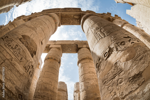 Karnak Temple, the largest temple complex of ancient Egypt, the