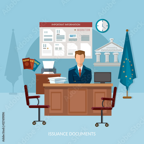 Issuance of documents for immigrant vector