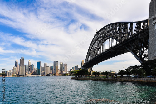 Harbour Bridge, Opera and CBD from Kirribilli in Sydney, Austral