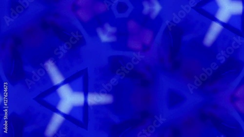 Video Background 1053: Techno trance forms mesmerize (Video Loop).