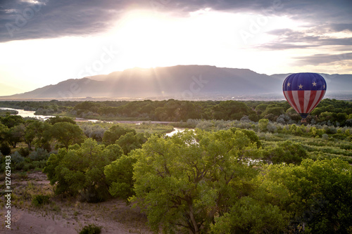 Sun kissed balloon