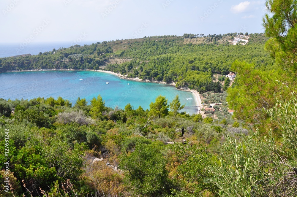 Tsortsi Gialos beach in Alonissos, Sporades, Greece